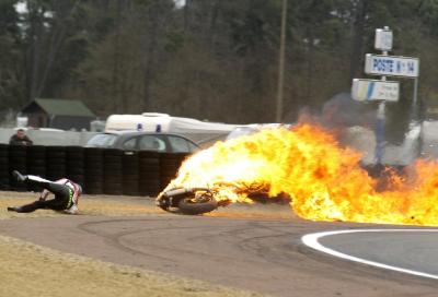 Vita da tester: quando le moto si incendiano